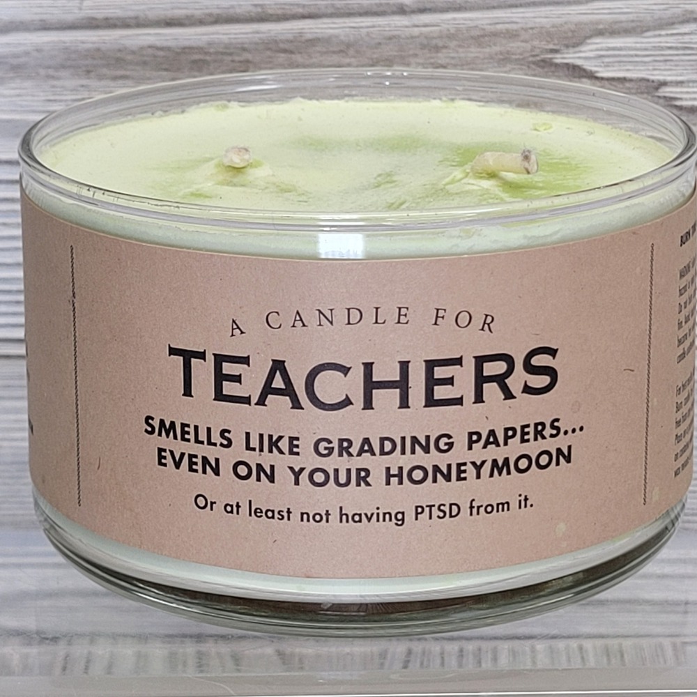 Whiskey River Soap Poisoned Apple Teacher Candle Soy 17 oz Humor‎ Christmas Gift